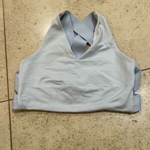 Jo+jax dancewear tank top baby blue size youth medium very good condition.